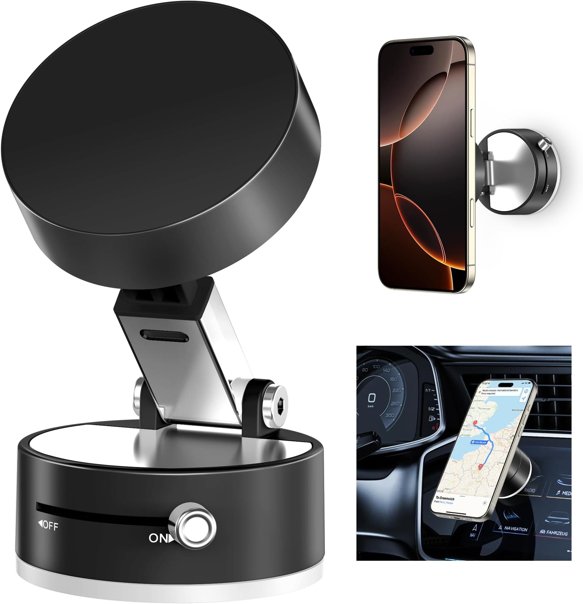 Magnetic Suction Car Phone Mount